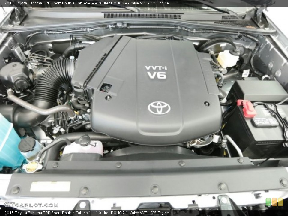 4.0 Liter DOHC 24-Valve VVT-i V6 2015 Toyota Tacoma Engine
