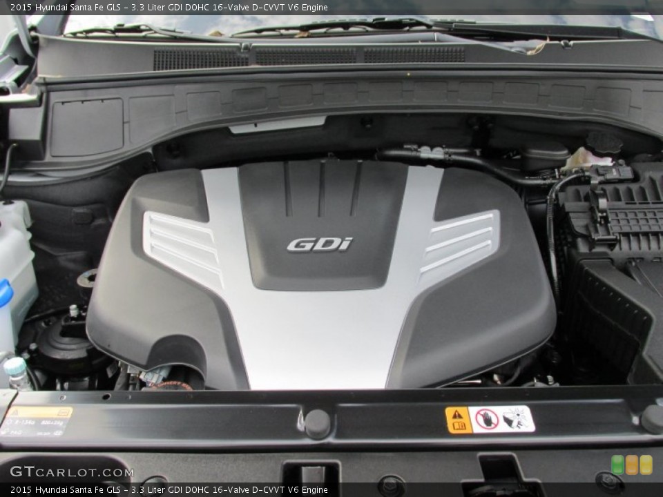 3.3 Liter GDI DOHC 16-Valve D-CVVT V6 Engine for the 2015 Hyundai Santa Fe #100019878