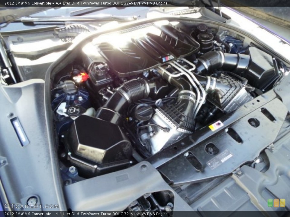4.4 Liter DI M TwinPower Turbo DOHC 32-Valve VVT V8 2012 BMW M6 Engine