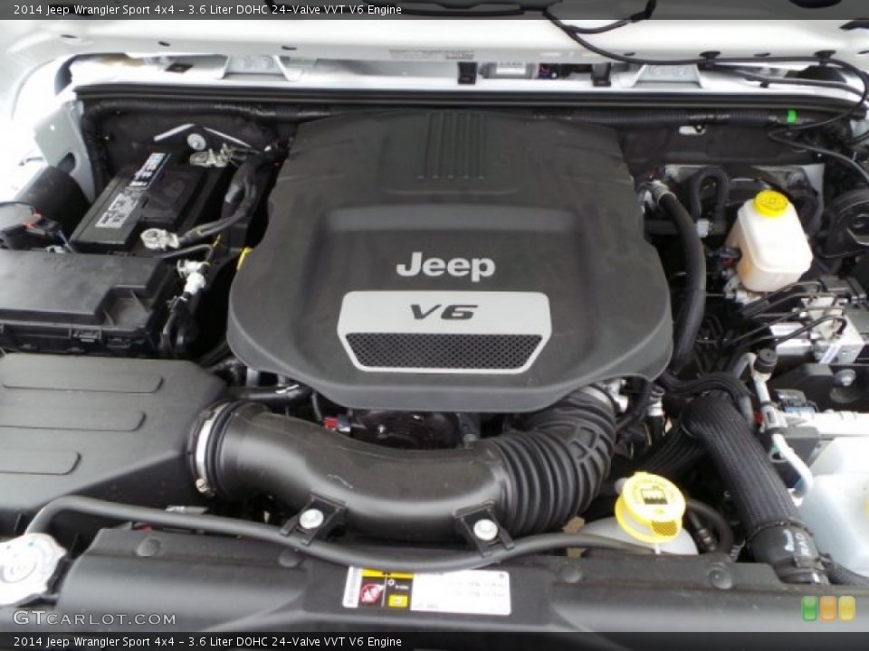 3.6 Liter DOHC 24-Valve VVT V6 Engine for the 2014 Jeep Wrangler #100044908