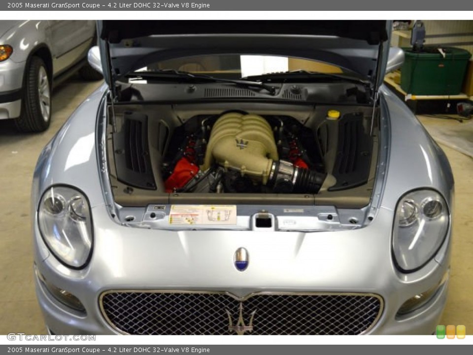 4.2 Liter DOHC 32-Valve V8 2005 Maserati GranSport Engine