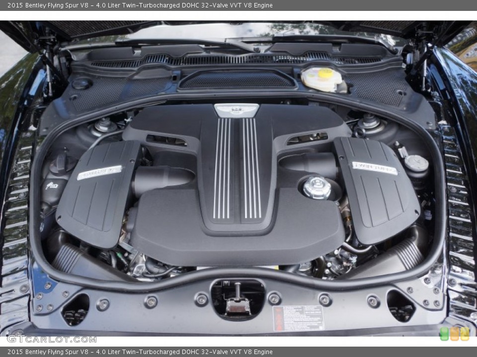 4.0 Liter Twin-Turbocharged DOHC 32-Valve VVT V8 2015 Bentley Flying Spur Engine
