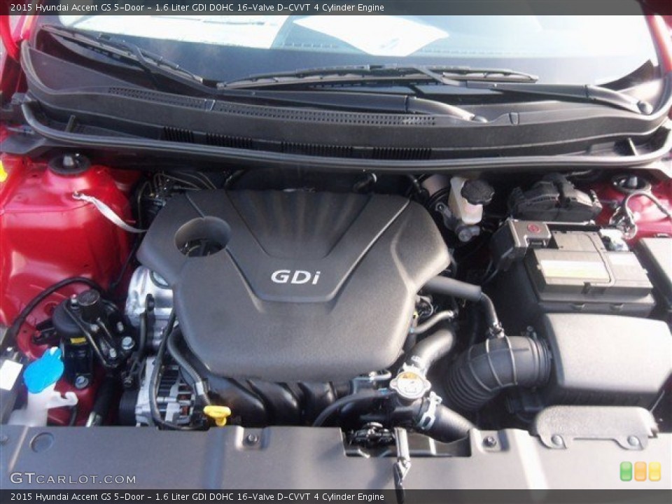 1.6 Liter GDI DOHC 16-Valve D-CVVT 4 Cylinder Engine for the 2015 Hyundai Accent #100134793