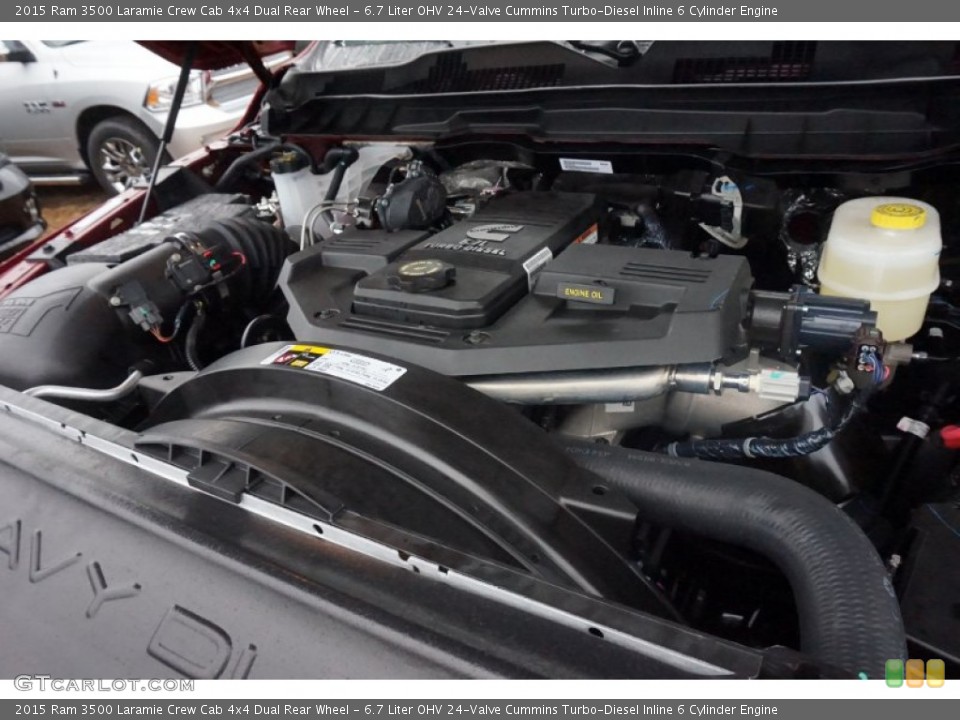 6.7 Liter OHV 24-Valve Cummins Turbo-Diesel Inline 6 Cylinder Engine for the 2015 Ram 3500 #100141732