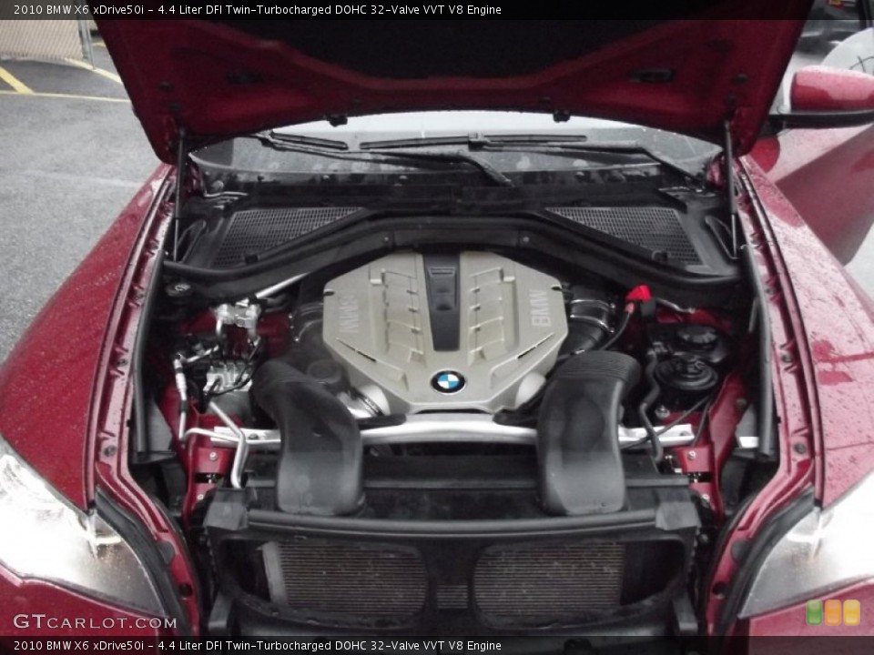 4.4 Liter DFI Twin-Turbocharged DOHC 32-Valve VVT V8 Engine for the 2010 BMW X6 #100198067