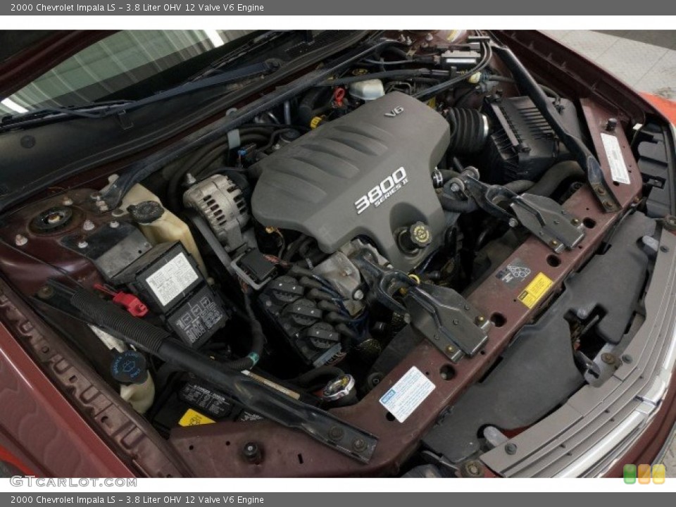 3.8 Liter OHV 12 Valve V6 2000 Chevrolet Impala Engine