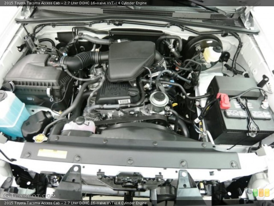 2.7 Liter DOHC 16-Valve VVT-i 4 Cylinder 2015 Toyota Tacoma Engine