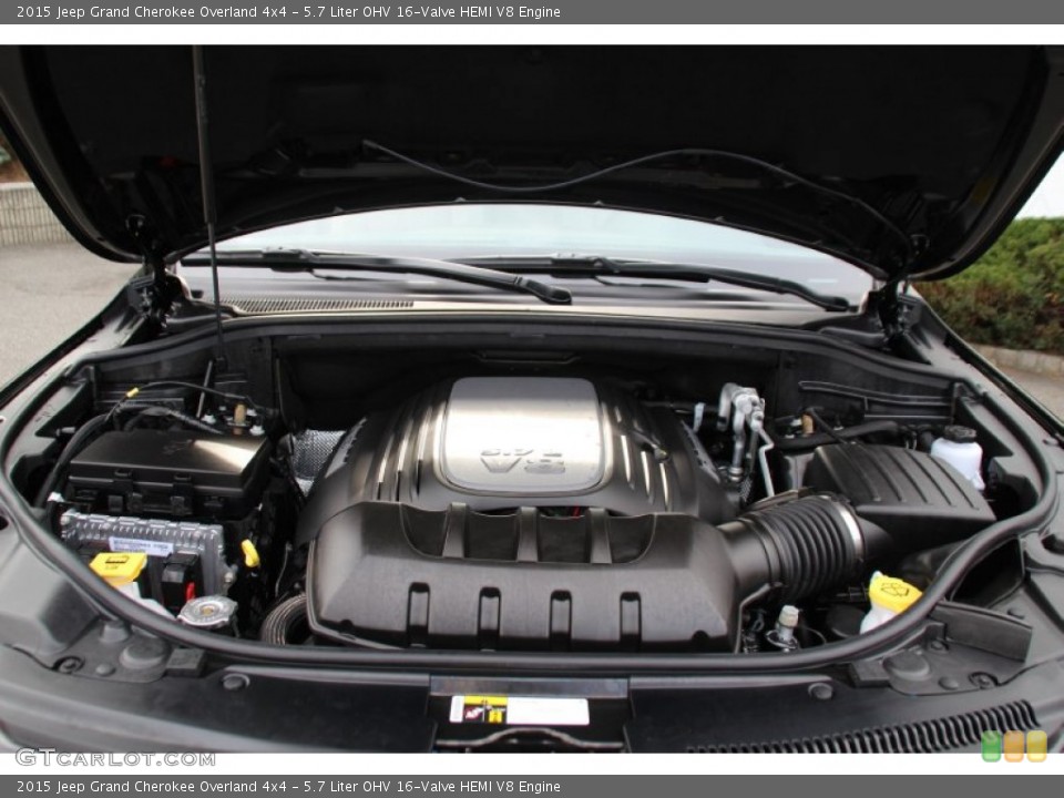5.7 Liter OHV 16-Valve HEMI V8 2015 Jeep Grand Cherokee Engine