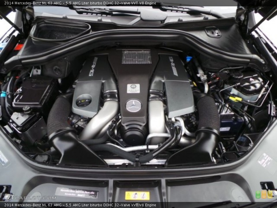 5.5 AMG Liter biturbo DOHC 32-Valve VVT V8 Engine for the 2014 Mercedes-Benz ML #100319250