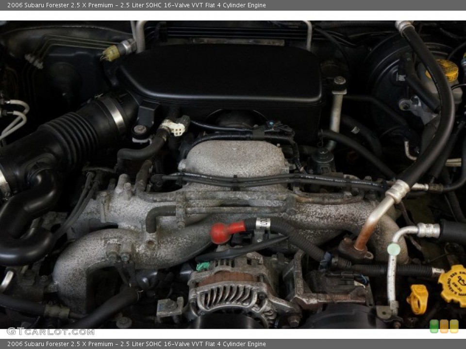 2.5 Liter SOHC 16-Valve VVT Flat 4 Cylinder Engine for the 2006 Subaru Forester #100321812
