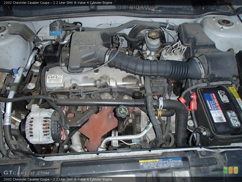 2.2 Liter OHV 8-Valve 4 Cylinder 2002 Chevrolet Cavalier Engine