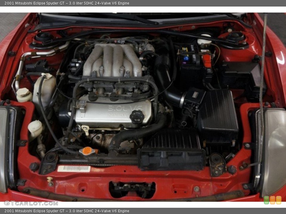 3.0 liter SOHC 24-Valve V6 Engine for the 2001 Mitsubishi Eclipse #100433207