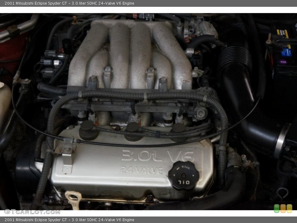 3.0 liter SOHC 24-Valve V6 Engine for the 2001 Mitsubishi Eclipse #100433222