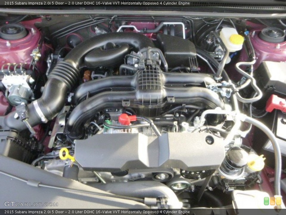 2.0 Liter DOHC 16-Valve VVT Horizontally Opposed 4 Cylinder Engine for the 2015 Subaru Impreza #100434170