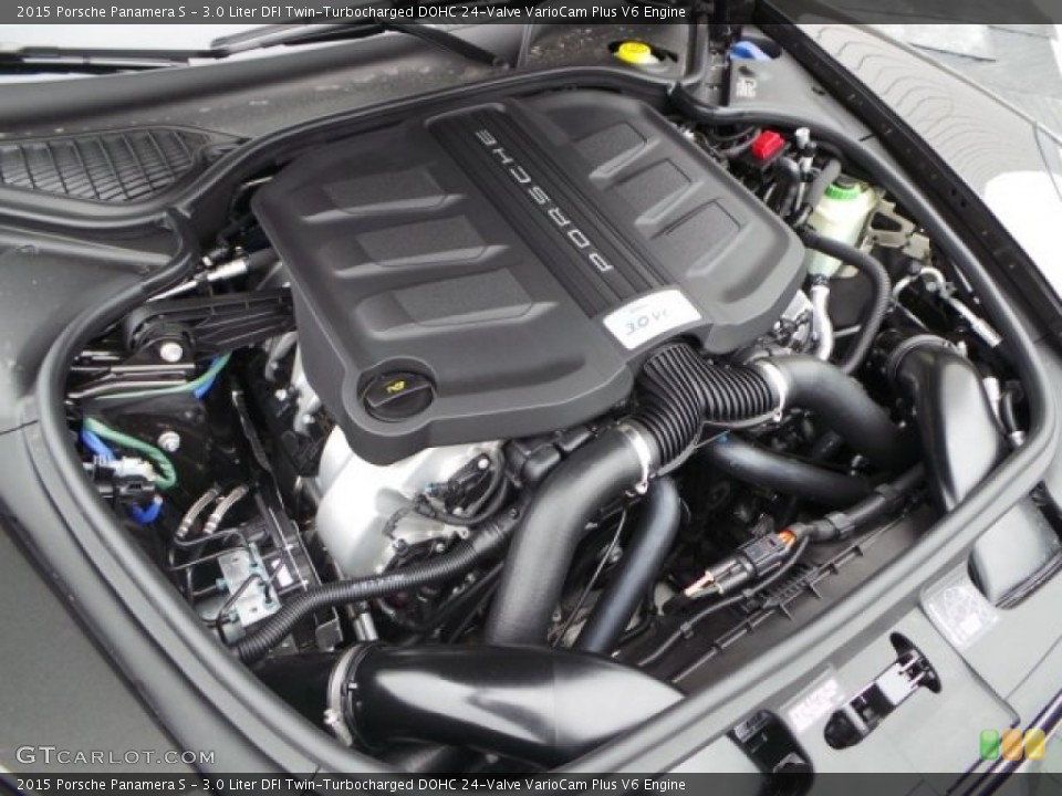 3.0 Liter DFI Twin-Turbocharged DOHC 24-Valve VarioCam Plus V6 Engine for the 2015 Porsche Panamera #100458380