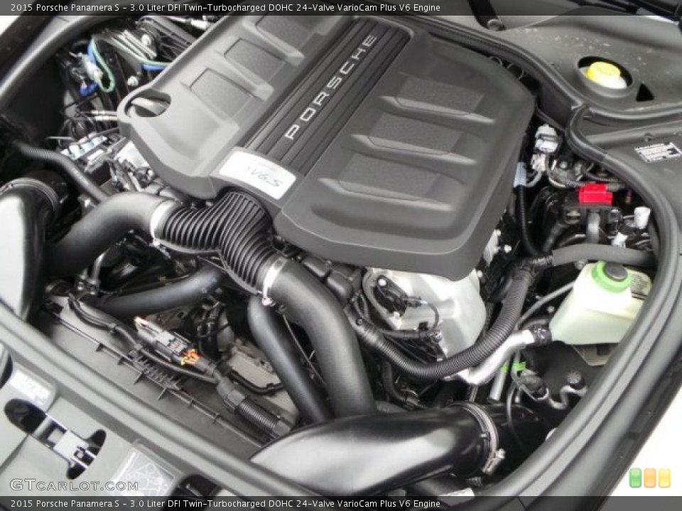 3.0 Liter DFI Twin-Turbocharged DOHC 24-Valve VarioCam Plus V6 Engine for the 2015 Porsche Panamera #100458392