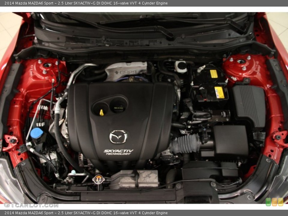 2.5 Liter SKYACTIV-G DI DOHC 16-valve VVT 4 Cyinder Engine for the 2014 Mazda MAZDA6 #100478883