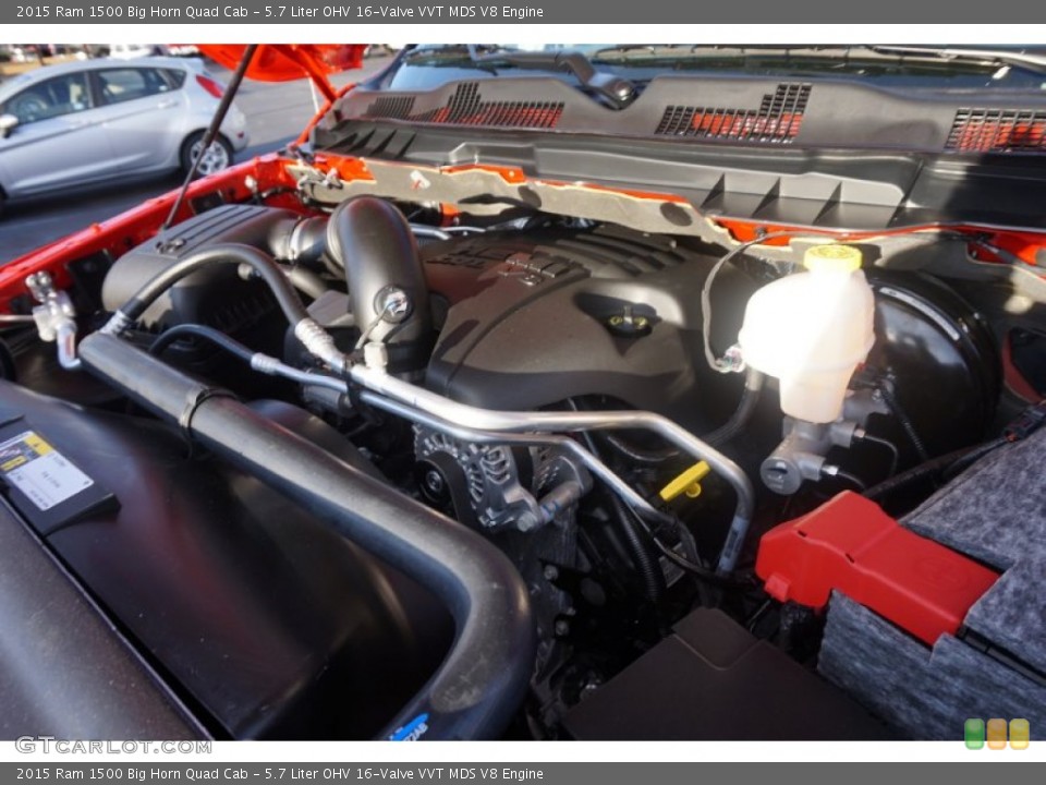 5.7 Liter OHV 16-Valve VVT MDS V8 2015 Ram 1500 Engine