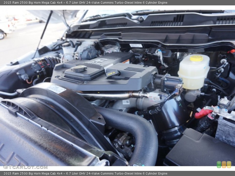 6.7 Liter OHV 24-Valve Cummins Turbo-Diesel Inline 6 Cylinder Engine for the 2015 Ram 2500 #100495908