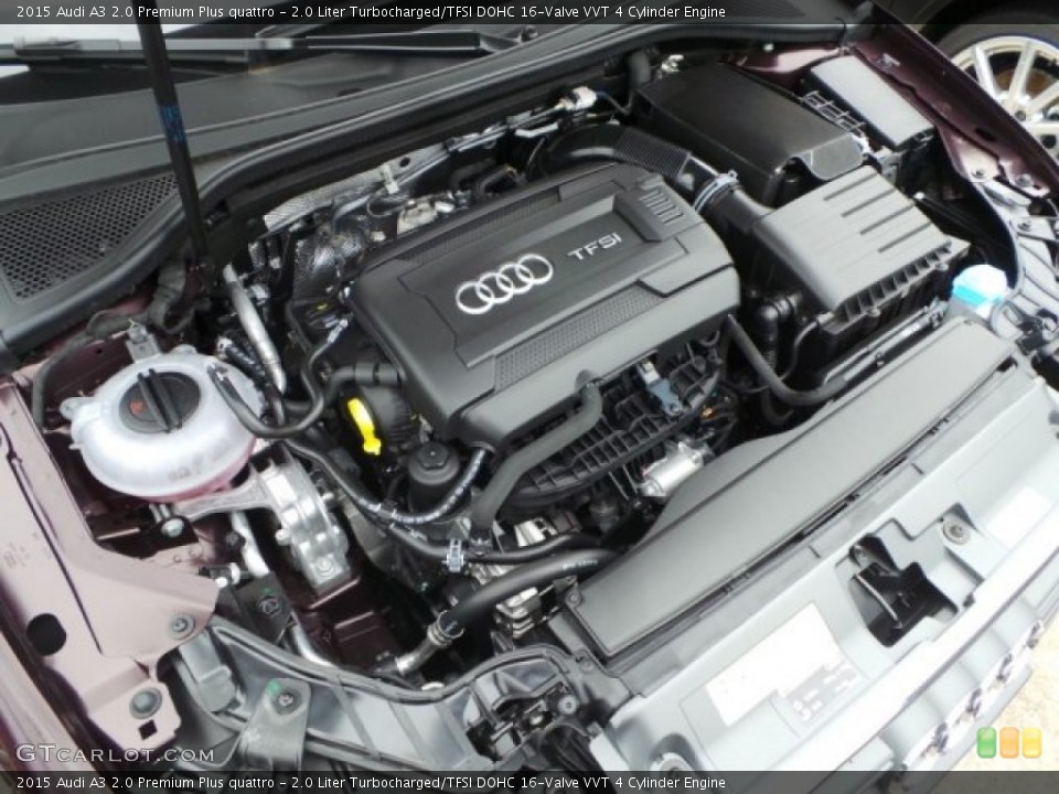 2.0 Liter Turbocharged/TFSI DOHC 16-Valve VVT 4 Cylinder 2015 Audi A3 Engine