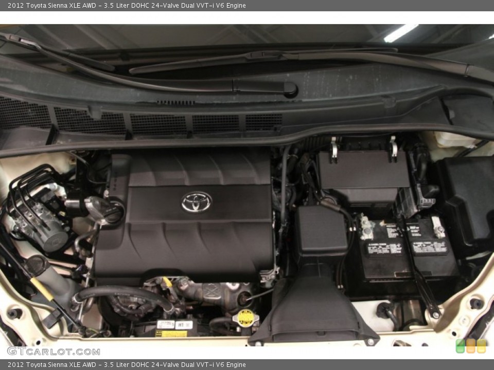 3.5 Liter DOHC 24-Valve Dual VVT-i V6 Engine for the 2012 Toyota Sienna #100577573