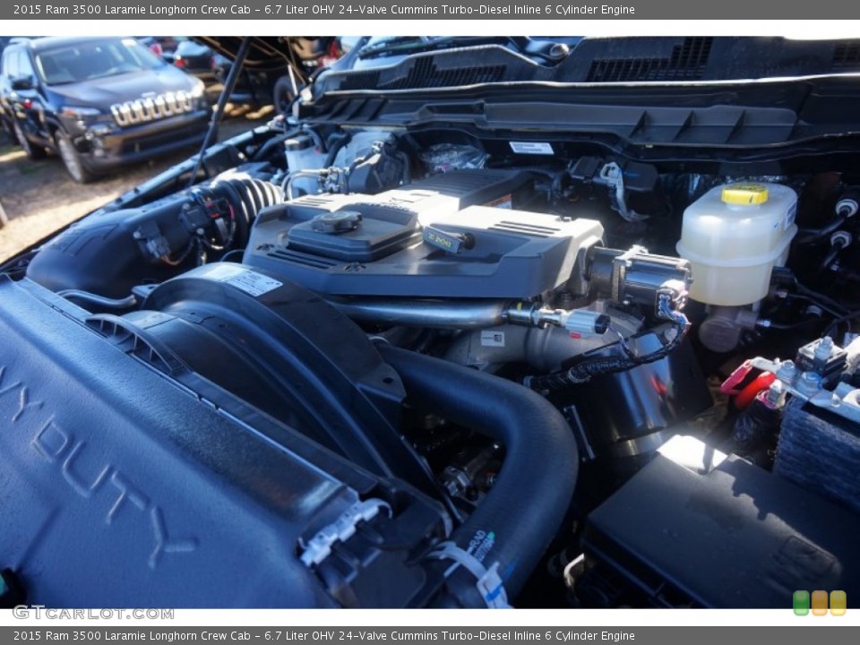 6.7 Liter OHV 24-Valve Cummins Turbo-Diesel Inline 6 Cylinder Engine for the 2015 Ram 3500 #100594469