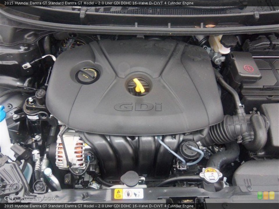 2.0 Liter GDI DOHC 16-Valve D-CVVT 4 Cylinder Engine for the 2015 Hyundai Elantra GT #100598792