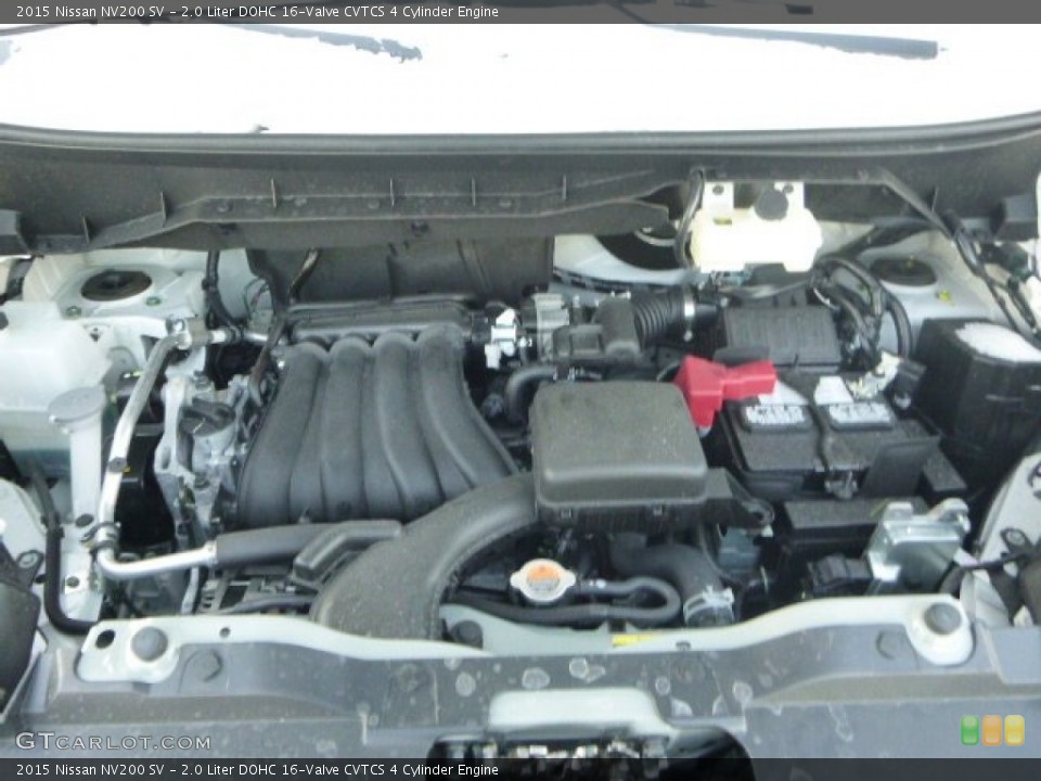 2.0 Liter DOHC 16-Valve CVTCS 4 Cylinder 2015 Nissan NV200 Engine