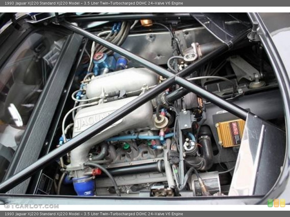 3.5 Liter Twin-Turbocharged DOHC 24-Valve V6 Engine for the 1993 Jaguar XJ220 #100620287