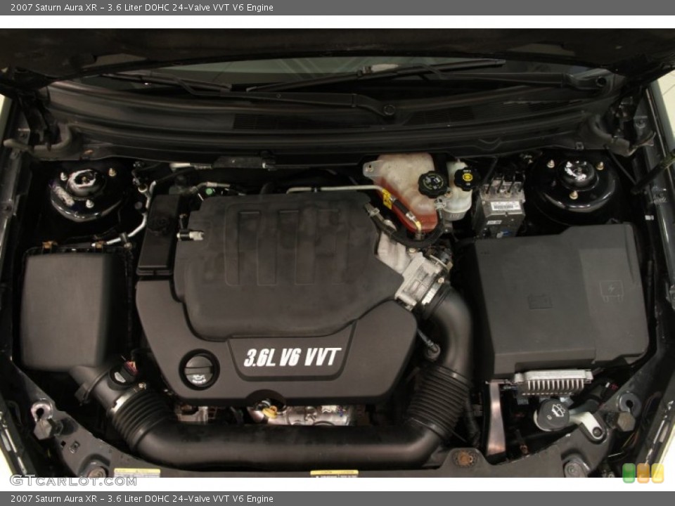 3.6 Liter DOHC 24-Valve VVT V6 2007 Saturn Aura Engine