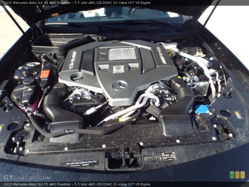 5.5 Liter AMG GDI DOHC 32-Valve VVT V8 Engine for the 2015 Mercedes-Benz SLK #100676471