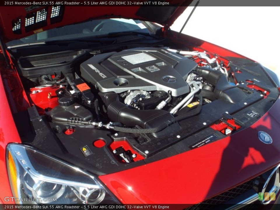 5.5 Liter AMG GDI DOHC 32-Valve VVT V8 Engine for the 2015 Mercedes-Benz SLK #100676984