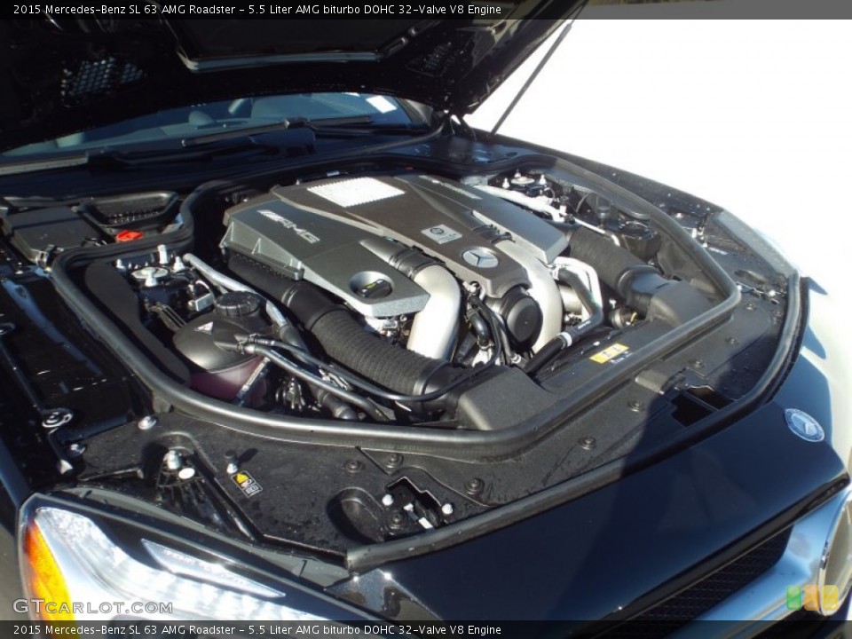 5.5 Liter AMG biturbo DOHC 32-Valve V8 Engine for the 2015 Mercedes-Benz SL #100678094
