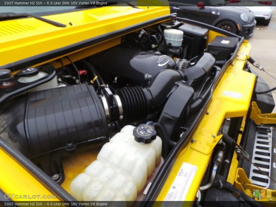 6.0 Liter OHV 16V Vortec V8 2007 Hummer H2 Engine