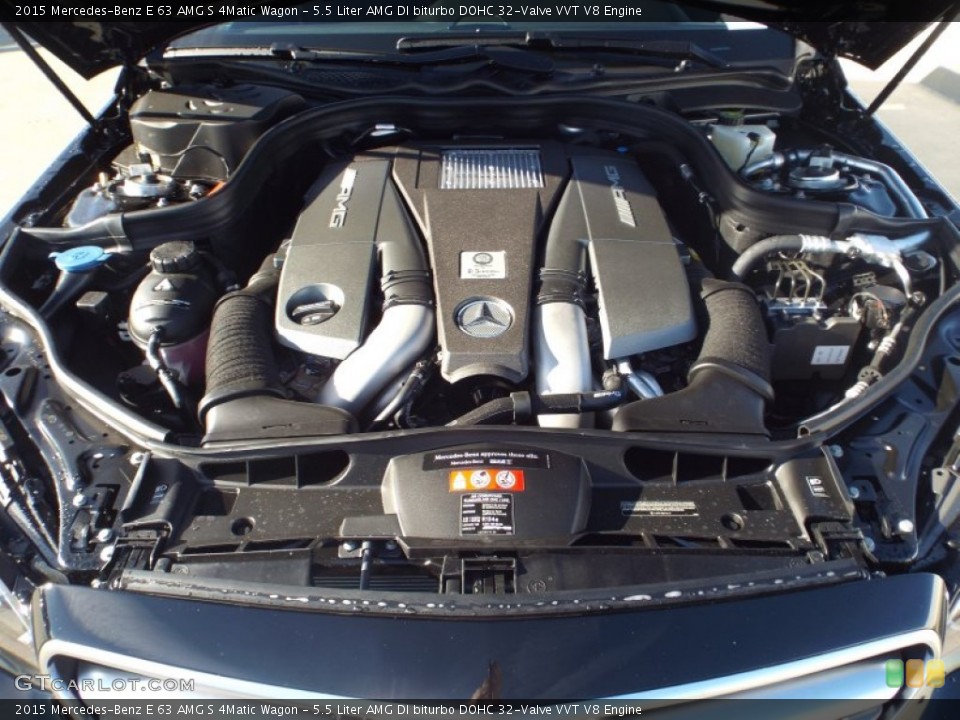 5.5 Liter AMG DI biturbo DOHC 32-Valve VVT V8 Engine for the 2015 Mercedes-Benz E #100747913