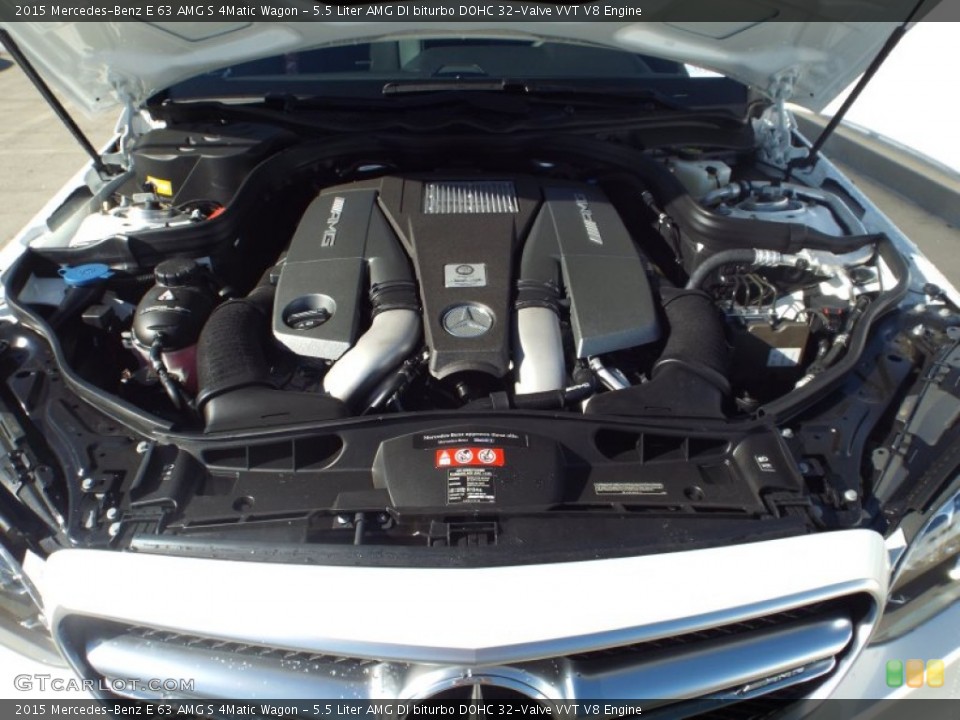 5.5 Liter AMG DI biturbo DOHC 32-Valve VVT V8 Engine for the 2015 Mercedes-Benz E #100748849