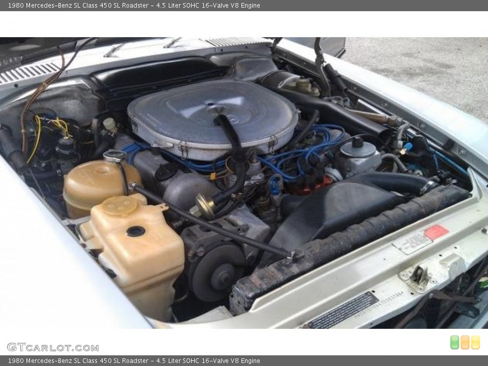 4.5 Liter SOHC 16-Valve V8 Engine for the 1980 Mercedes-Benz SL Class #100753108