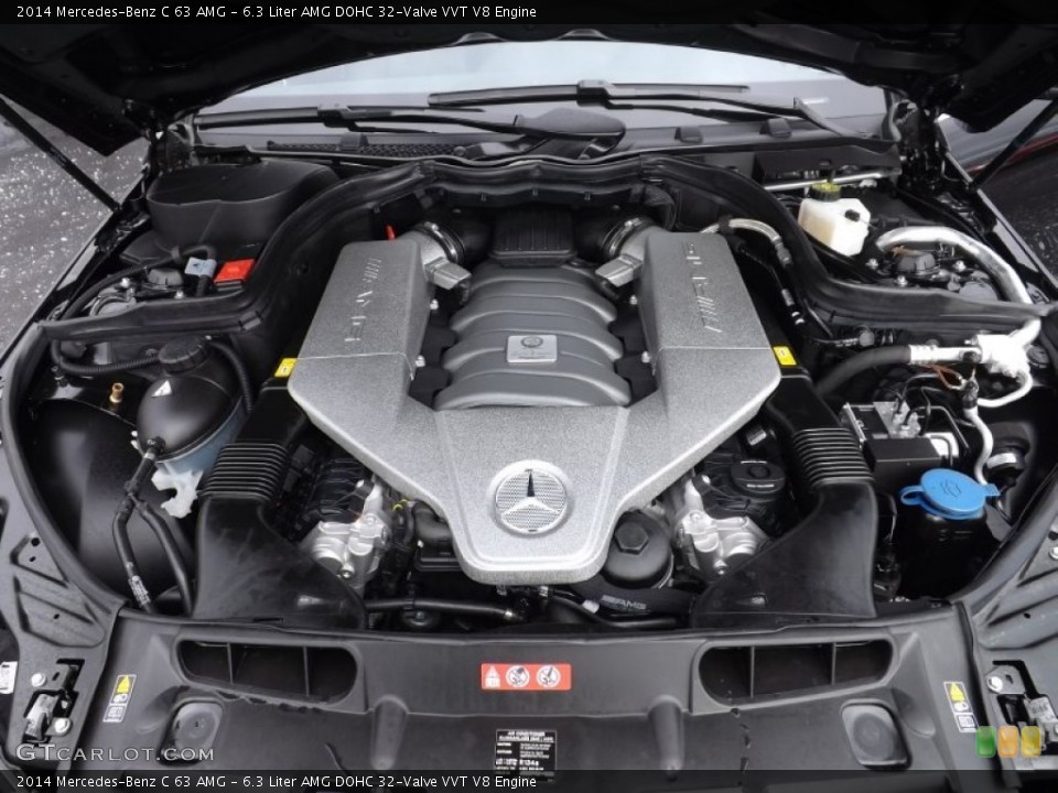 6.3 Liter AMG DOHC 32-Valve VVT V8 Engine for the 2014 Mercedes-Benz C #100825387