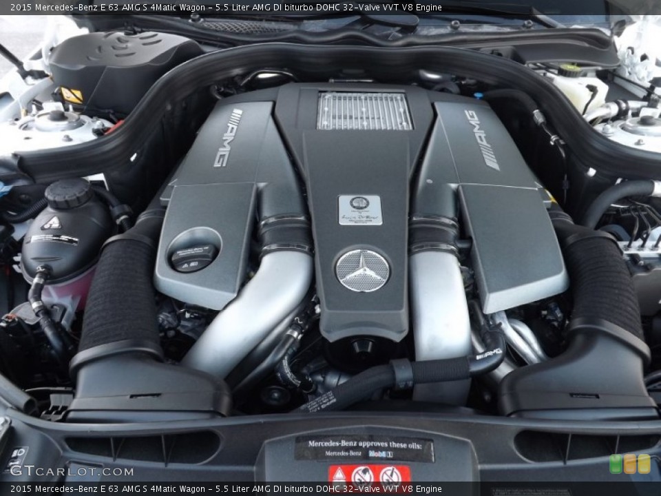 5.5 Liter AMG DI biturbo DOHC 32-Valve VVT V8 Engine for the 2015 Mercedes-Benz E #100852142