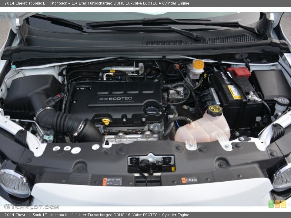 1.4 Liter Turbocharged DOHC 16-Valve ECOTEC 4 Cylinder 2014 Chevrolet Sonic Engine