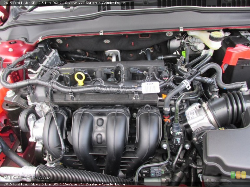 2.5 Liter DOHC 16-Valve iVCT Duratec 4 Cylinder Engine for the 2015 Ford Fusion #100881697