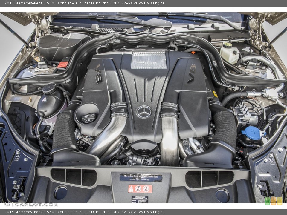 4.7 Liter DI biturbo DOHC 32-Valve VVT V8 Engine for the 2015 Mercedes-Benz E #100994933