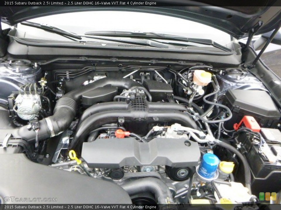 2.5 Liter DOHC 16-Valve VVT Flat 4 Cylinder Engine for the 2015 Subaru Outback #101010977
