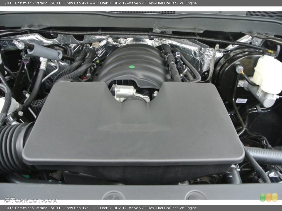 4.3 Liter DI OHV 12-Valve VVT Flex-Fuel EcoTec3 V6 2015 Chevrolet Silverado 1500 Engine