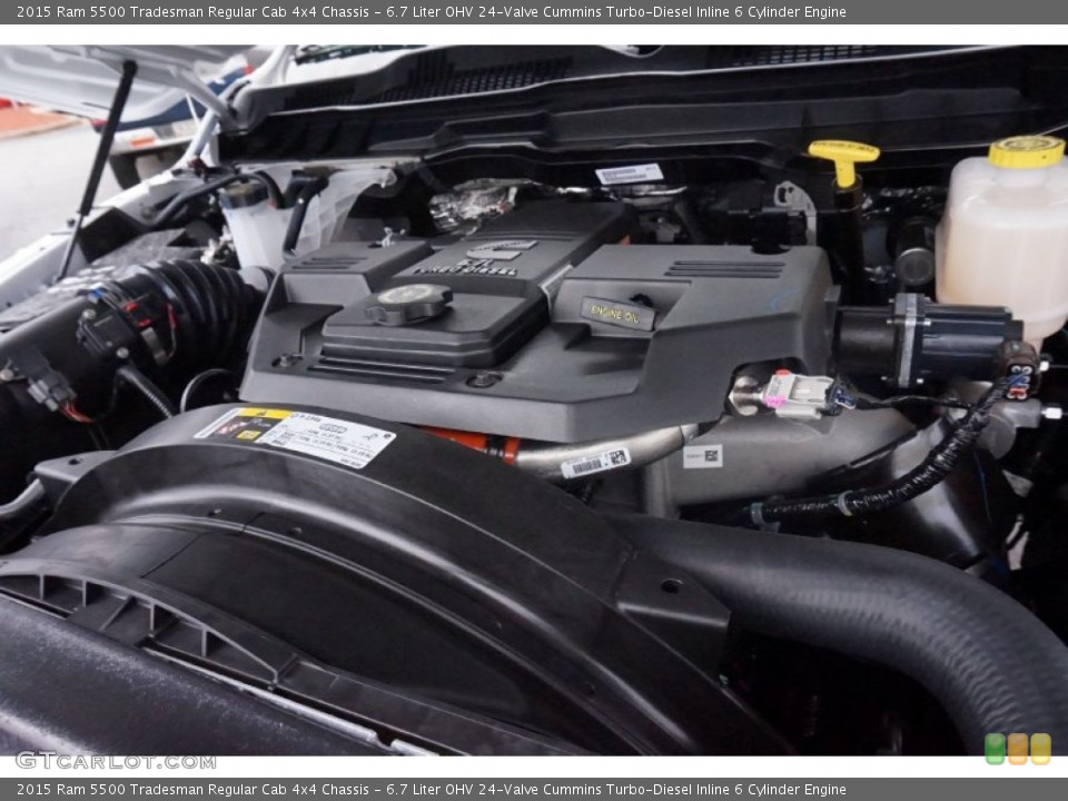 6.7 Liter OHV 24-Valve Cummins Turbo-Diesel Inline 6 Cylinder Engine for the 2015 Ram 5500 #101021515