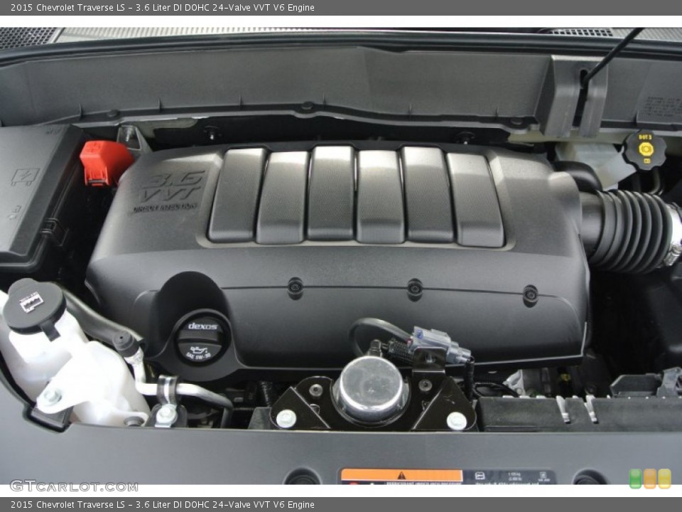 3.6 Liter DI DOHC 24-Valve VVT V6 2015 Chevrolet Traverse Engine