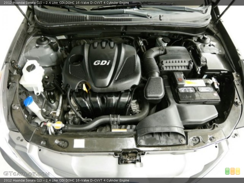 2.4 Liter GDI DOHC 16-Valve D-CVVT 4 Cylinder Engine for the 2012 Hyundai Sonata #101152423