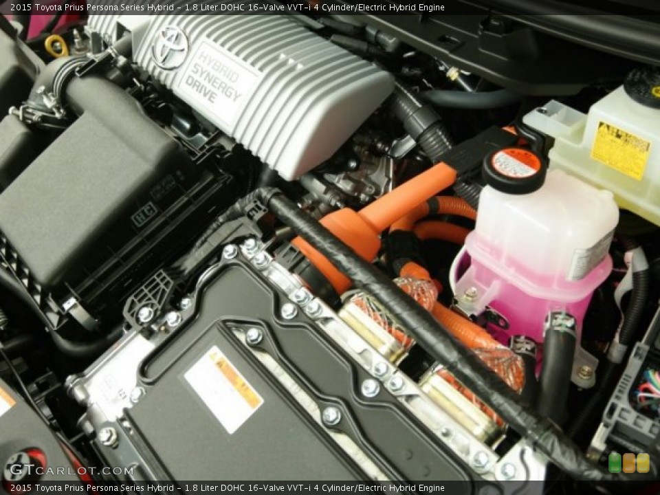 1.8 Liter DOHC 16-Valve VVT-i 4 Cylinder/Electric Hybrid Engine for the 2015 Toyota Prius #101183821