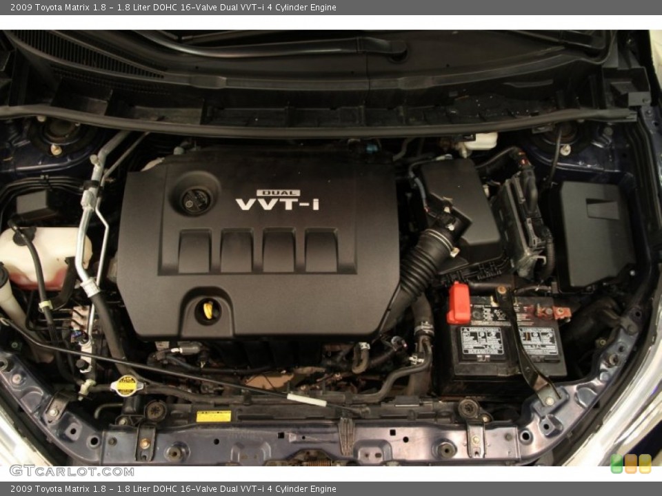 1.8 Liter DOHC 16-Valve Dual VVT-i 4 Cylinder 2009 Toyota Matrix Engine
