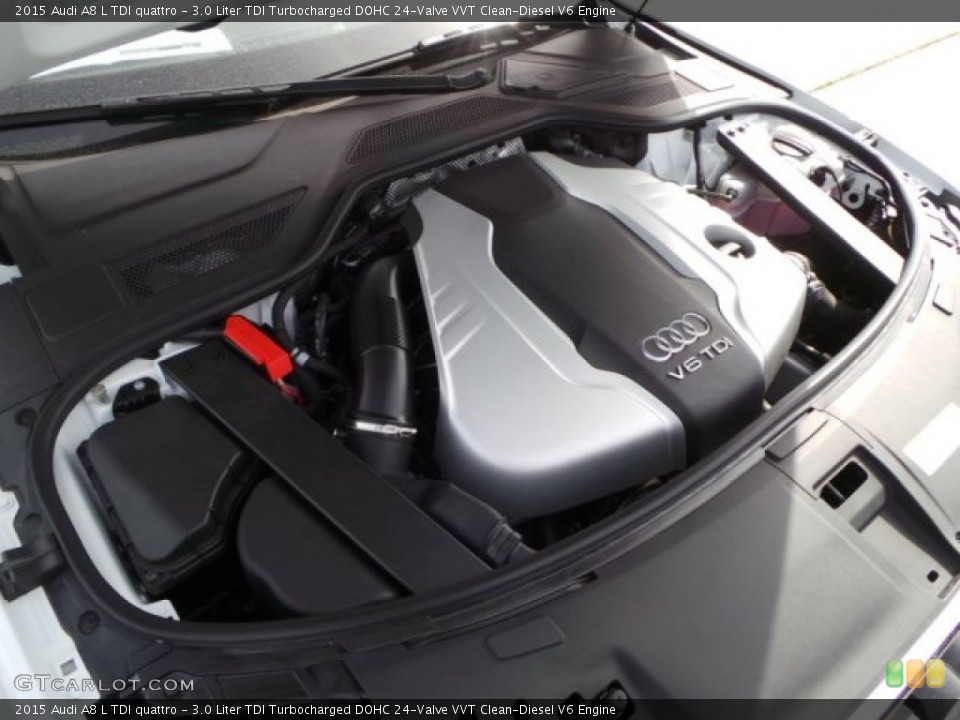 3.0 Liter TDI Turbocharged DOHC 24-Valve VVT Clean-Diesel V6 2015 Audi A8 Engine